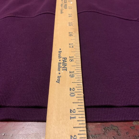 SOLD Lululemon Women's Scuba Hoodie Oversized Half-Zip Black Plum Sz M Cozy - Picture 6 of 6